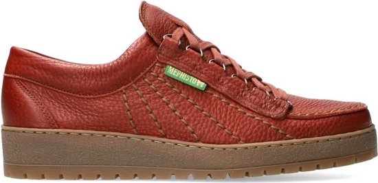 Mephisto Rainbow - chaussure à lacets pour hommes - rouge - taille 38 (EU) 5 (UK)
