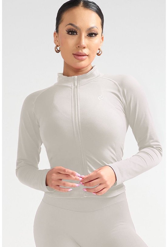 Gilet de Sport DV - Taille L - Couleur : Beige - Femmes – Respirant & Ajusté – Gilet d'Entraînement Léger – Confortable, Durable & Élégant pour le Sport et les Loisirs
