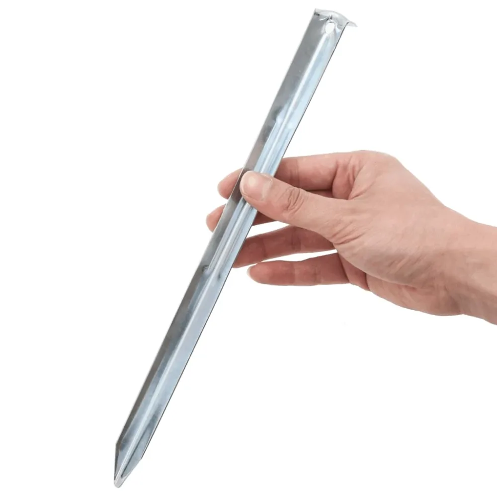 Tent Pegs 24 pcs 30 cm Ø20 mm Galvanised Steel – Image 3