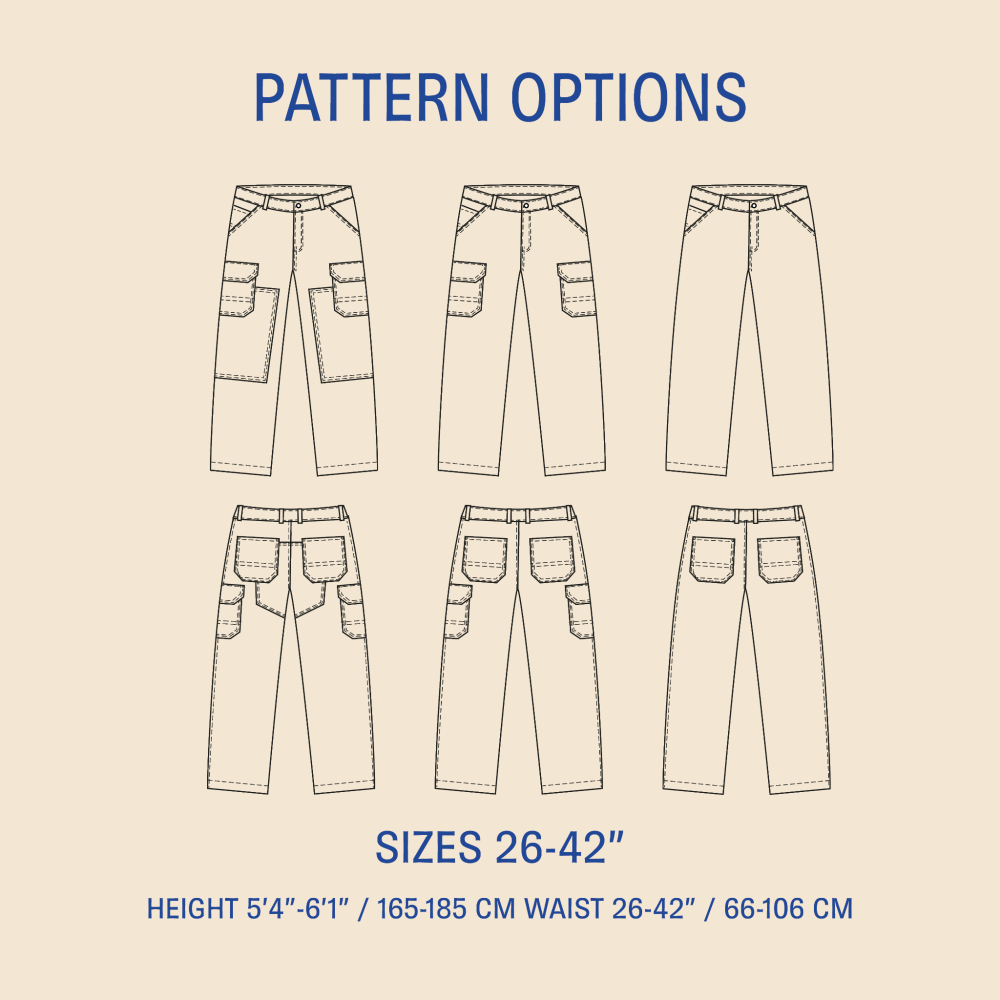 Wilderness pants | Wardrobe By Me - PDF sewing pattern – Image 2