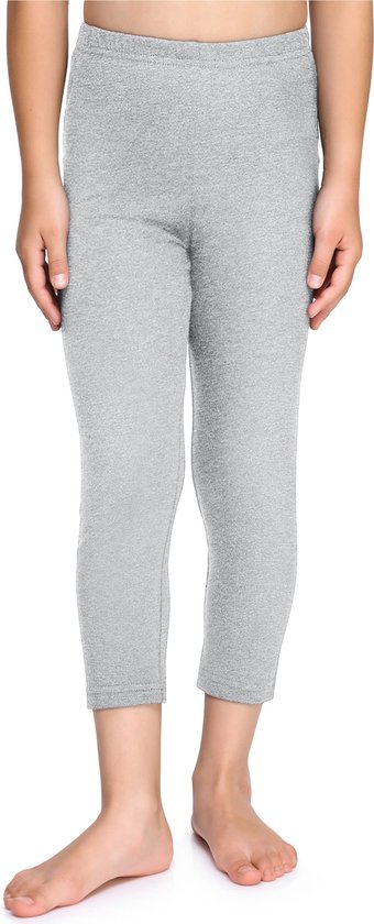 Merry Style Meisjes Leggings - Sport - Vrijetijdsbroek - Capri - Katoen - MS-MS10-226-LE - Gemêleerd - 152