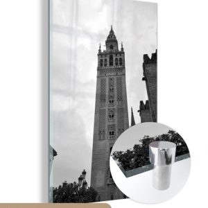 MuchoWow® Peinture sur verre 40×60 cm – Peinture sur verre acrylique – Séville – Tour – Architecture – Photo sur verre – Peintures MuchoWow® Peinture sur verre 40×60 cm – Peinture sur verre acrylique – Séville – Tour – Architecture – Photo sur verre – Peintures