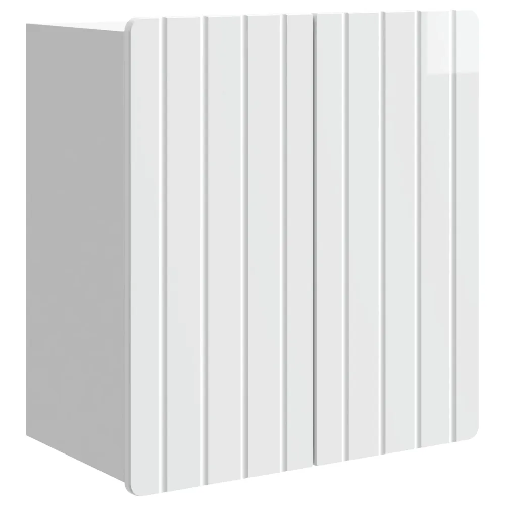 Wall-Mounted Cabinet High Gloss White 59 x 31 x 64 cm Wall-Mounted Cabinet High Gloss White 59 x 31 x 64 cm