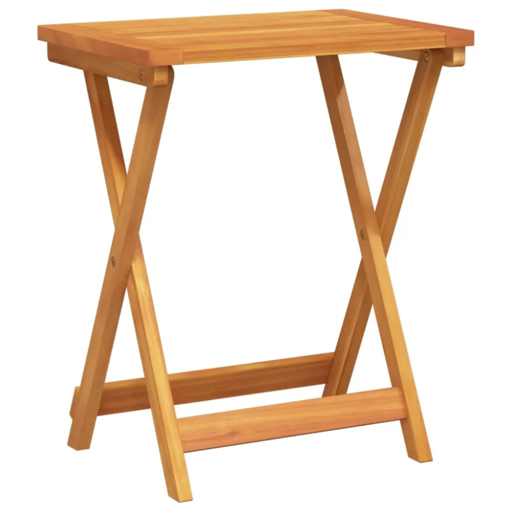 Folding Garden Table 50x36x60 cm Solid Wood Acacia – Image 2