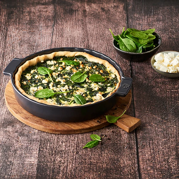 Tourtière céramique Appolia ardoise 28 cm Peugeot – Image 2