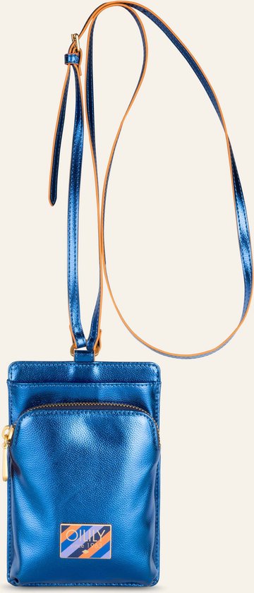 Oilily Sac téléphone portable Sac à épaule bandoulière Mae Mobile Holder Royal Blue Bleu