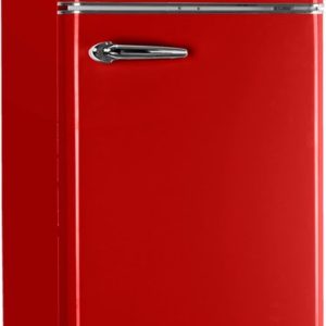 Helvetia Retro Réfrigérateur Congélateur HRDPER206ER1 – Rouge – Hauteur 144 cm Helvetia Retro Réfrigérateur Congélateur HRDPER206ER1 – Rouge – Hauteur 144 cm