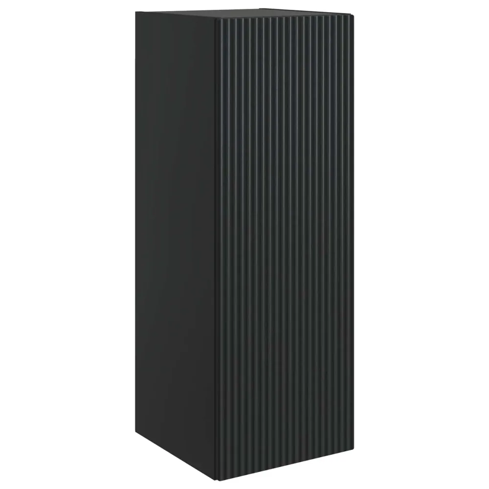 Wall-Mounted Cabinet Black 33 x 34.5 x 90 cm Engineered Wood