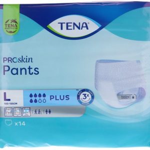 Pantalon TENA Proskin Plus – Grand, 14 pièces. Offre groupée avec 3 packs