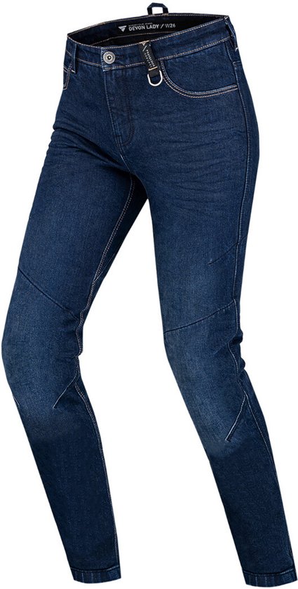 Jeans moto bleu foncé SHIMA Devon pour femme - Taille 30/32 - Pantalon