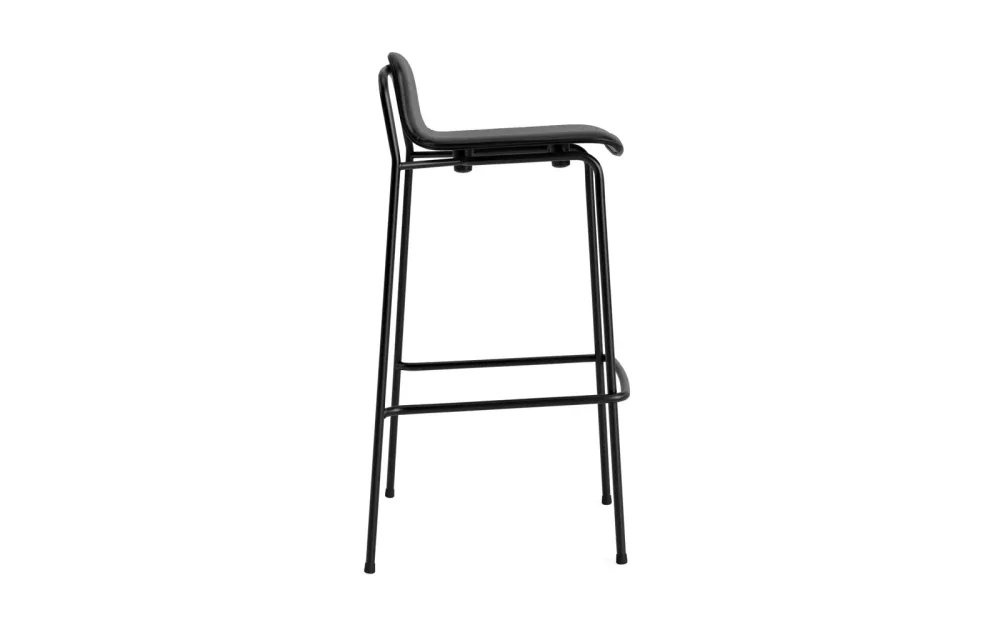 Studio Barhocker 75 cm Vollpolster Stahl Schwartz/Ultra – Image 3
