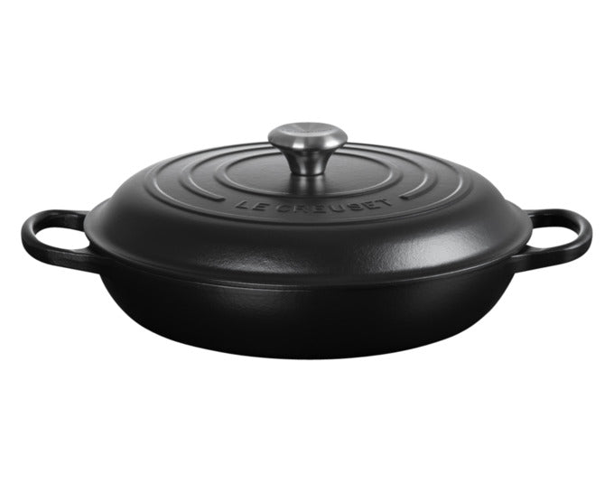 LE CREUSET Gourmet-Profitopf Signature schwarz ø 30 cm 3.5 l