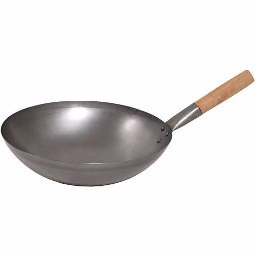 Wok en acier