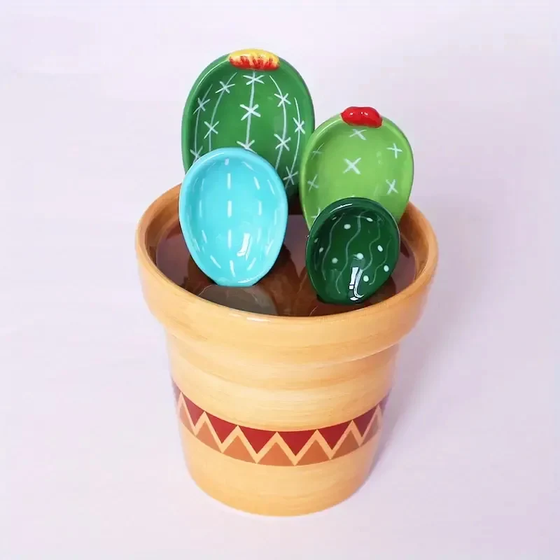 Cuillère à mesurer en céramique Cactus – Image 3