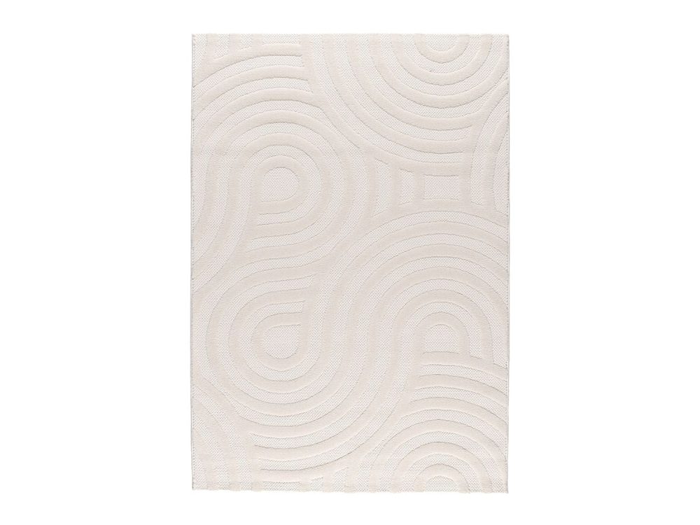 Tapis poils ras JOSIE motif abstrait – Image 3