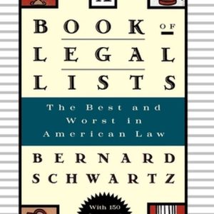 ISBN A Book of Legal Lists ( The Best and Worst in American Law with 150 Court and Judge Trivia Questions ), Anglais, Livre broché, 304 pages The Best and Worst in American Law With 100 Court and Judge Trivia Questions ISBN A Book of Legal Lists ( The Best and Worst in American Law with 150 Court and Judge Trivia Questions ), Anglais, Livre broché, 304 pages The Best and Worst in American Law With 100 Court and Judge Trivia Questions