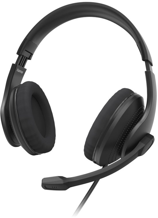 Hama HS-USB300 V2 Casque Arceau USB Type-A Noir