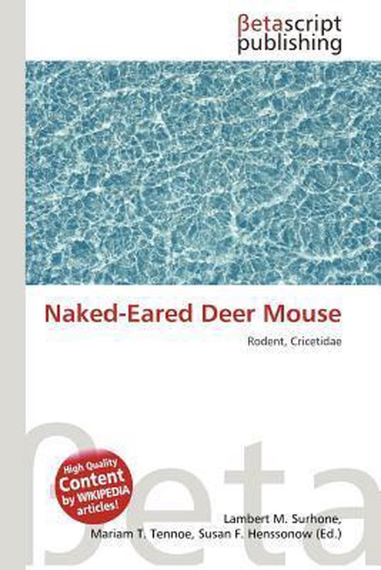Naked-Eared Deer Mouse Rodent, Cricetidae