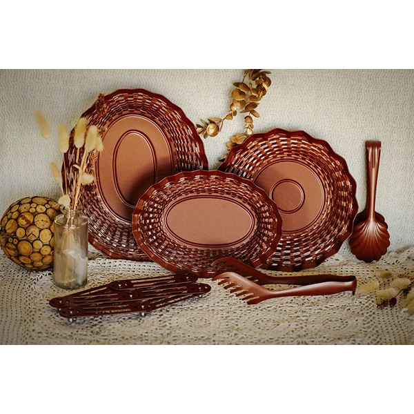 Corbeille ovale Vintage 30 cm cuivre Roger Orfèvre – Image 2