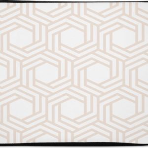 Housse pour ordinateur portable – Sac pour ordinateur portable – Ordinateur portable – Motifs – Beige – Wit – Géométrie – Design – 13 pouces – Housse pour ordinateur portable