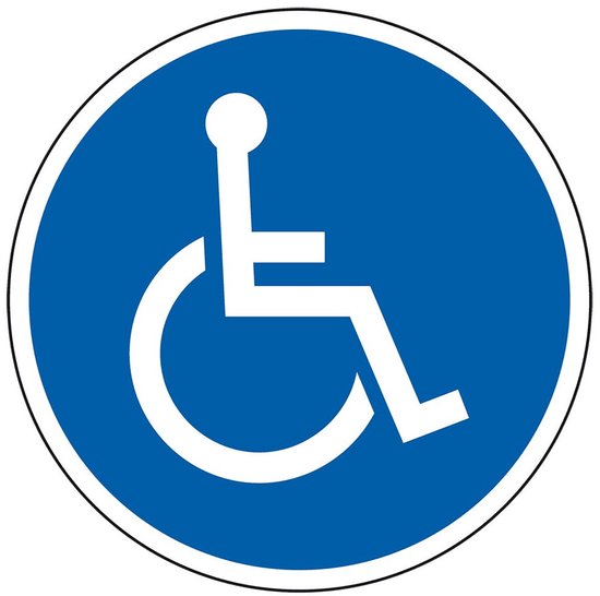 Panneau pour fauteuil roulant - plastique 100 mm