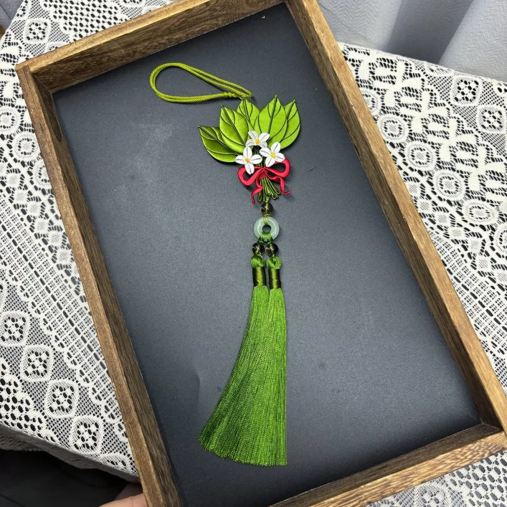 Pomelo Leaf Hairclip Chanhua Materials Flowers DIY Kit - Include Detailed Video Tutorial – Image 3