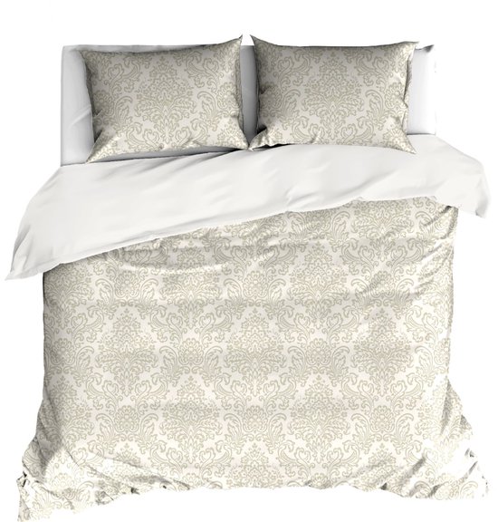 Housse de couette Linolux Baroque Sable 2 personnes
