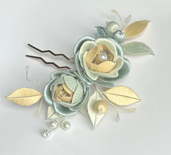 Old Dream Gumeng Hairpin Chanhua Materials Flowers DIY Kit - Include Detailed Video Tutorial – Image 2