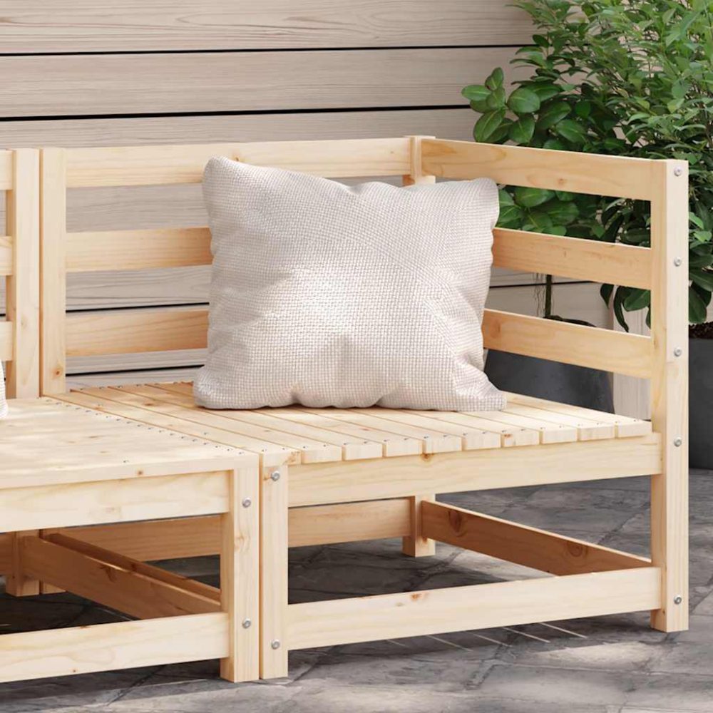 Garden Sofa | Pine Wood Colour | Solid Pine Wood | 70x70 | Modular