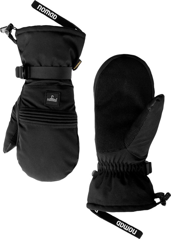 Mitaines d'hiver imperméables NOMAD® Premium M | Noir | Messieurs et dames | Mitaines de snowboard / ski / Sports d'hiver | Écran tactile