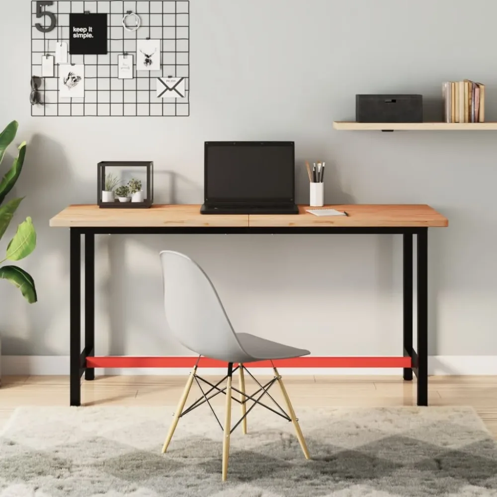 Desk Top 150x55x2.5 cm Solid Wood Beech