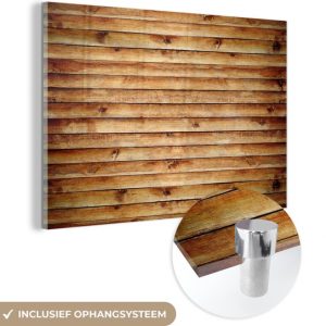 MuchoWow® Peinture sur verre 120×80 cm – Peinture sur verre acrylique – Mur – Planches – Bois – Photo sur verre – Peintures MuchoWow® Peinture sur verre 120×80 cm – Peinture sur verre acrylique – Mur – Planches – Bois – Photo sur verre – Peintures