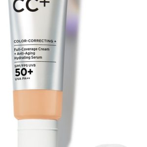 IT Cosmetics Your Skin But Better CC+ Cream SPF50 Fond de Teint – Anti-âge et Hydratant – Medium – 32ml IT Cosmetics Your Skin But Better CC+ Cream SPF50 Fond de Teint – Anti-âge et Hydratant – Medium – 32ml