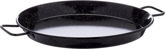 Pan à paella émaillée 40 cm - Qualité Premium