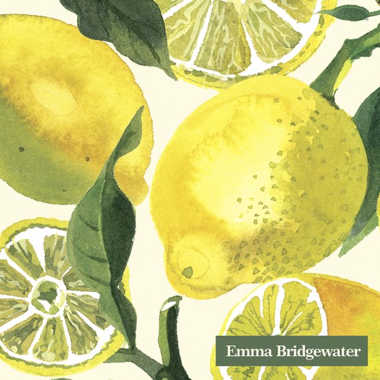 IHR Emma Bridgewater - Serviettes - Serviettes cocktail - 25x25cm - Citrons