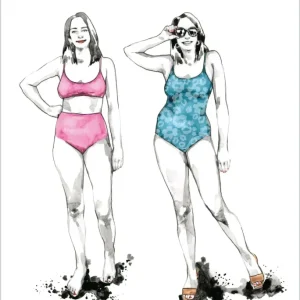 Maillot de bain FAYE | Patron papier – Closet Core Patterns Maillot de bain FAYE | Patron papier – Closet Core Patterns