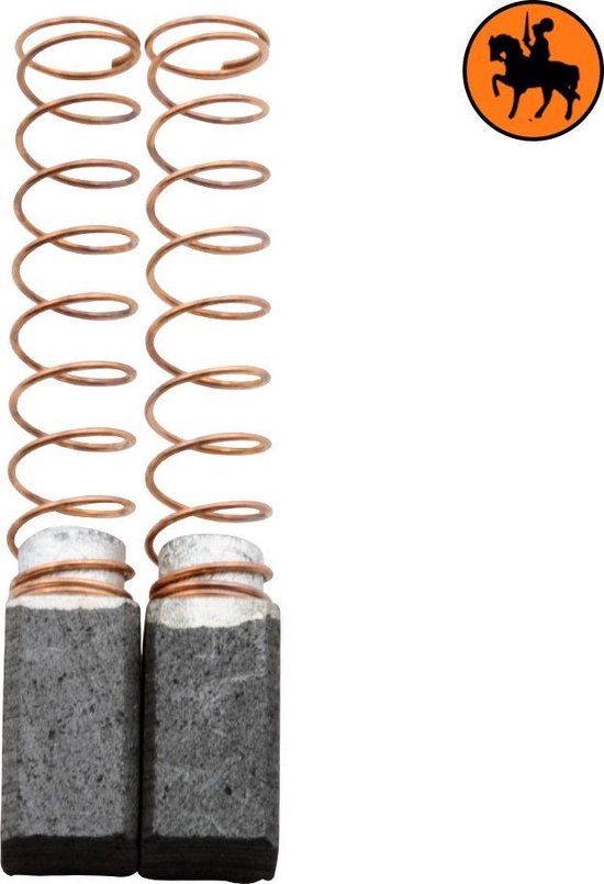 Jeu de balais de charbon pour tournevis AEG TCE1800 - 6.35x6.35x11.5mm