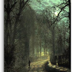 John Atkinson Grimshaw – Une allée du Yorkshire en novembre – 3:2 John Atkinson Grimshaw – Une allée du Yorkshire en novembre – 3:2