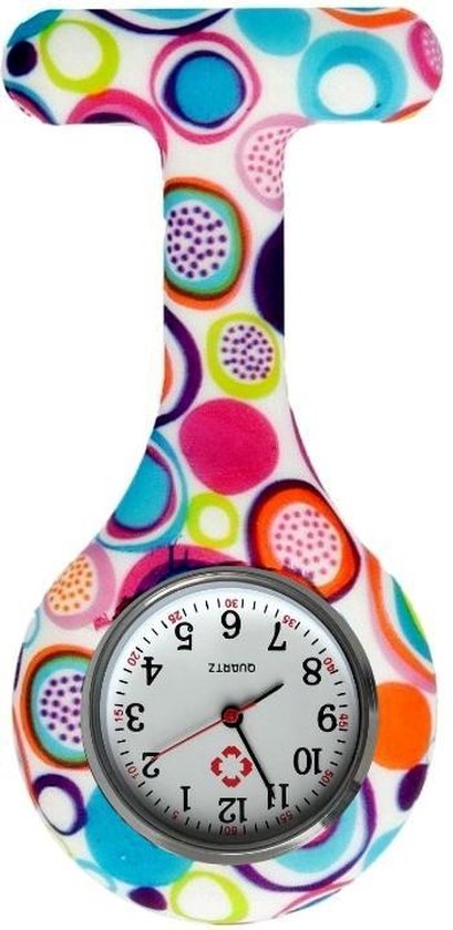 Fako® - Montre d' infirmière - Fako®' infirmière - Imprimé Siliconen - Bulles
