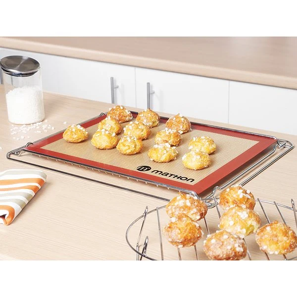 Lot de 2 Tapis de cuisson professionnels en silicone Mathon – Image 3