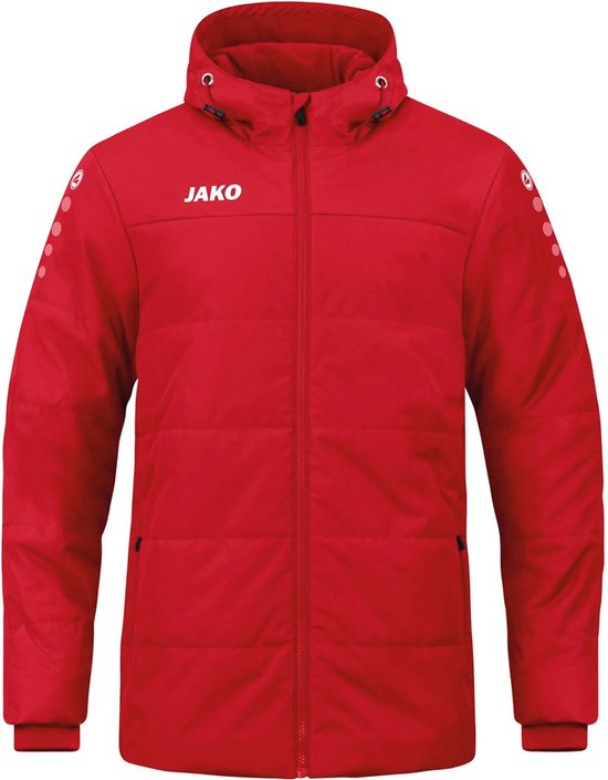 JAKO Coach Jacket Team Avec Capuche Rouge Taille XL