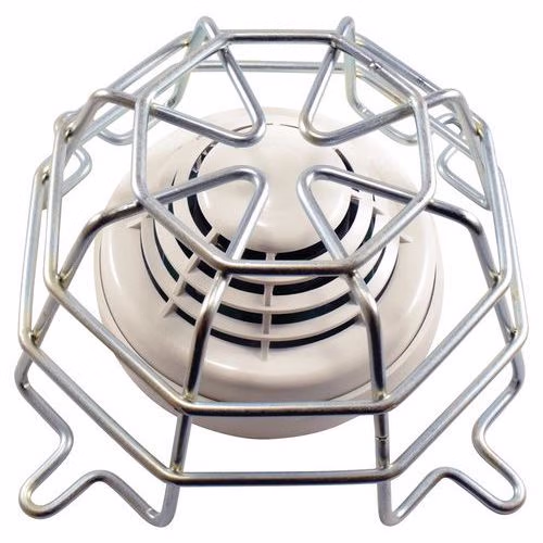 Grille de protection pour détecteur autonome fumée chrome