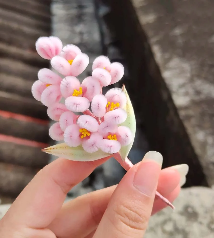 Pink Corsage Corsage-Silk Corsage(Ronghua) – Image 2