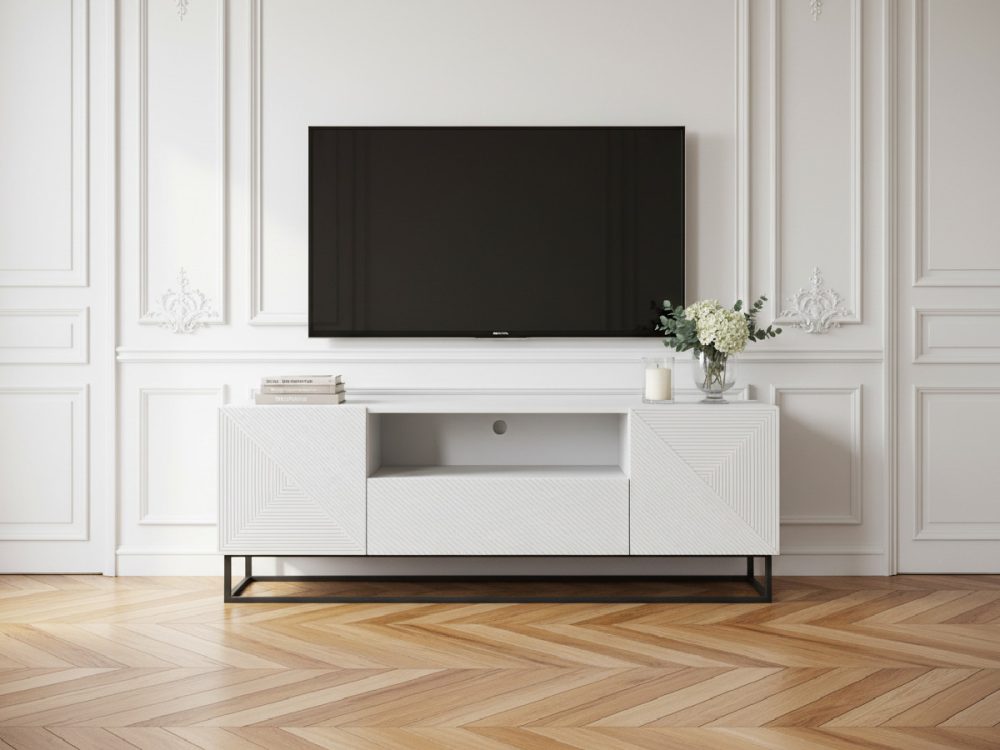 Meuble TV 167 cm ALICE pieds en metal – Image 3