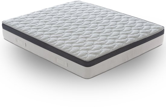 iLoveSleep - Matras POSITANO 160x190 à Matras ensachés - Épaisseur 27 cm - Qualité Premium - Ergonomique - Confort moyen - 7 cm de mousse à mémoire de forme
