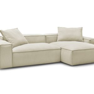 Canape d’angle reversible ultra moelleux BOHEME velours cotele Canape d’angle reversible ultra moelleux BOHEME velours cotele