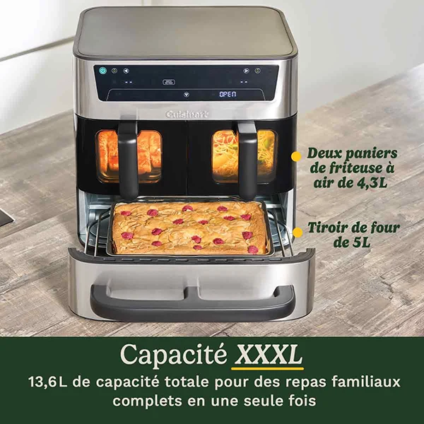 Friteuse à air Trizone 13,6 L 2400 W Cuisinart – Image 2