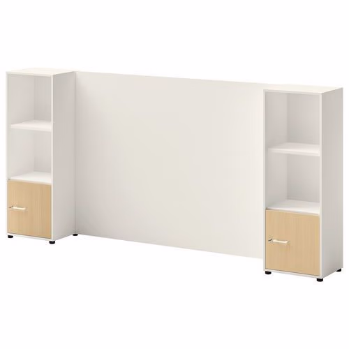 Meuble Ivo 6 cases dont 2 basses avec portes et support TV