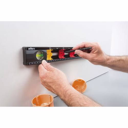 Niveau à bulles pour électricien 400mm – Image 2