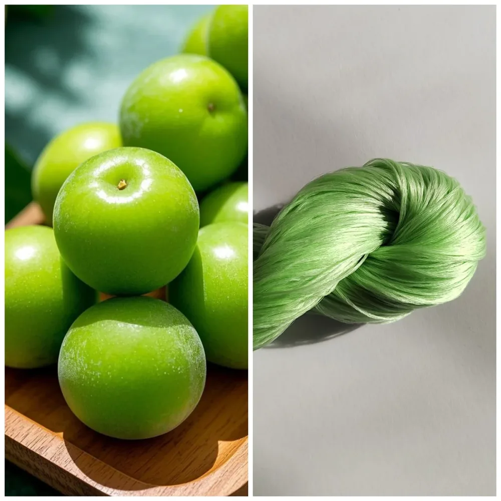 20g 5A Raw Silk Mulberry Silk Thread(%青梅绿) – For Ronghua, Wigs 20g 5A Raw Silk Mulberry Silk Thread(%青梅绿) – For Ronghua, Wigs